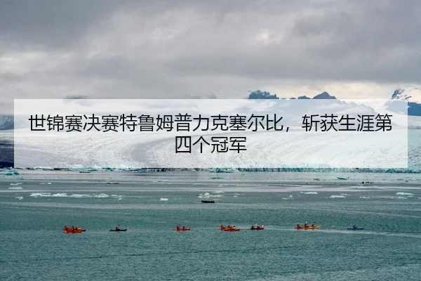世锦赛决赛特鲁姆普力克塞尔比，斩获生涯第四个冠军